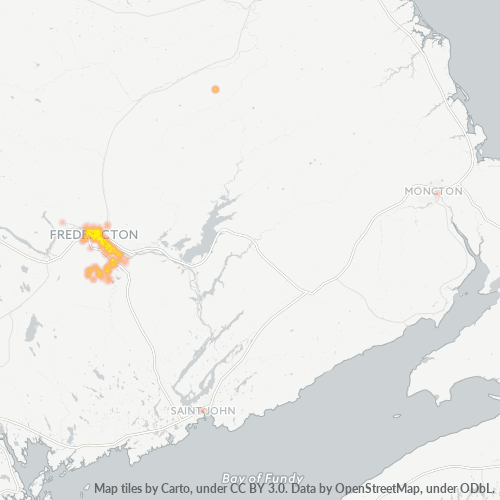 Dami ng Negosyo sa Postal Code E3B - Fredericton, New Brunswick