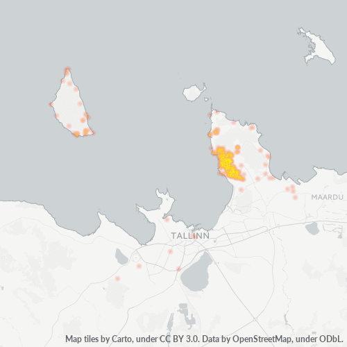 Dami ng Negosyo sa Postal Code 74001 - Viimsi, Harjumaa