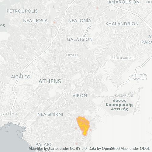 Bedriftskonsentrasjon i Postnummer 163 45 - Ilioúpoli, Attica