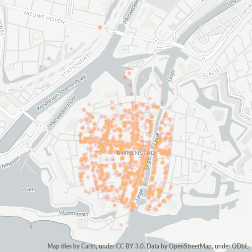 Dami ng Negosyo sa Postal Code 4201 - Gorinchem, Provincie Zuid-Holland