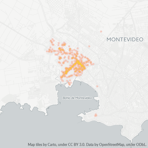 Dami ng Negosyo sa Postal Code 11900 - Departamento de Montevideo