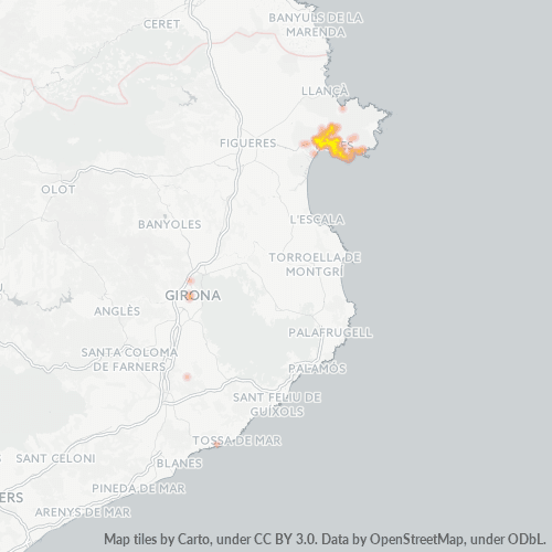 Dami ng Negosyo sa Postal Code 17480 - Roses, Katalunya