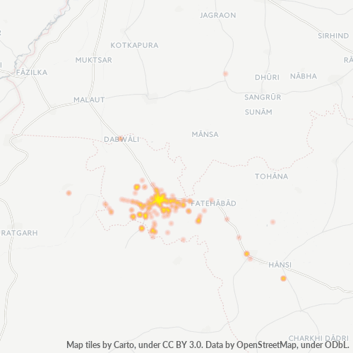 Dami ng Negosyo sa Postal Code 125055 - Sirsa, State of Haryāna