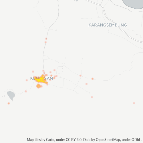 Dami ng Negosyo sa Postal Code 45511 - Kuningan, Kanlurang Java
