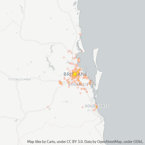 Dami ng Negosyo sa Postal Code 4000 - Brisbane, Queensland