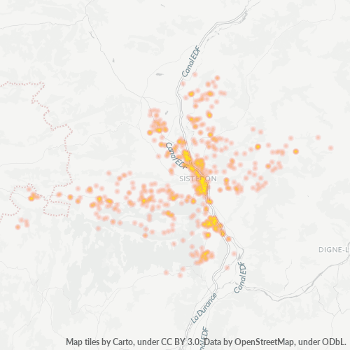 Dami ng Negosyo sa Postal Code 04200 - Sigoyer, Provence-Alpes-Côte d'Azur