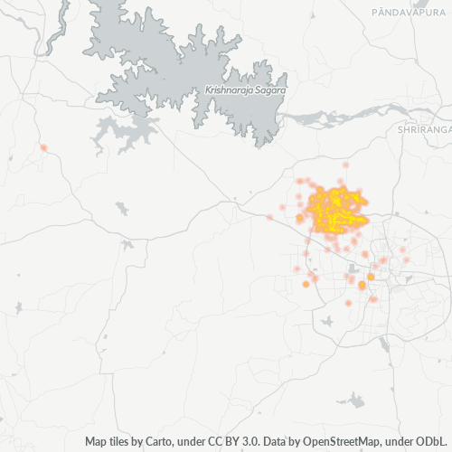 Dami ng Negosyo sa Postal Code 570016 - Mysore, State of Karnātaka