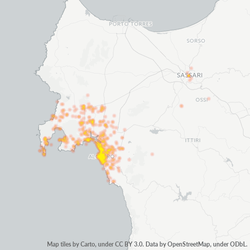 Dami ng Negosyo sa Postal Code 07041 - Sassari, Sardinia