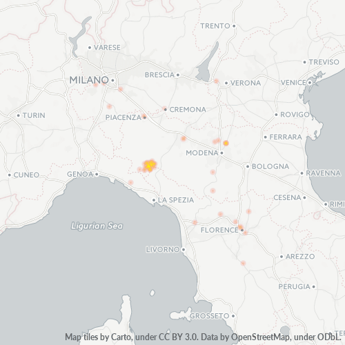 Dami ng Negosyo sa Postal Code 43043 - Italya