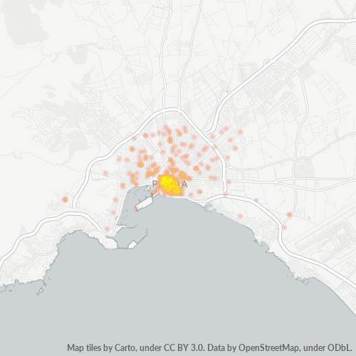 Dami ng Negosyo sa Postal Code 07001 - Palma, Baleares