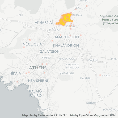 Dami ng Negosyo sa Postal Code 145 64 - Kifisiá, Attica