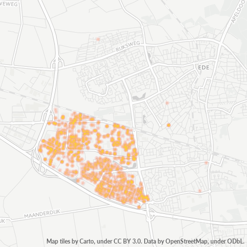 Dami ng Negosyo sa Postal Code 6716 - Ede, Provincie Gelderland