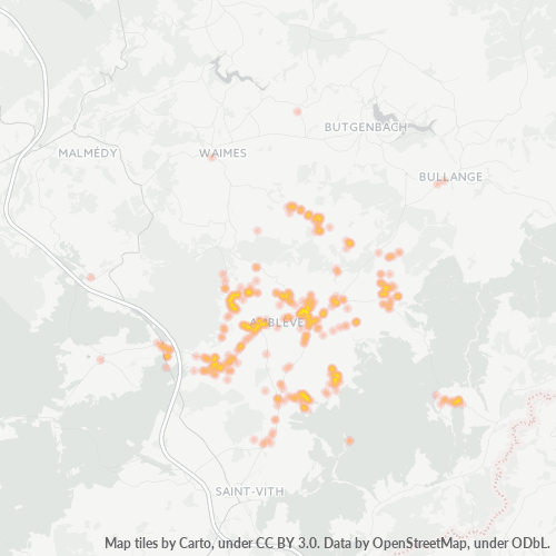 Bedrijfsconcentratie in Postcode 4770 - België