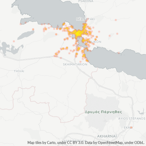 Dami ng Negosyo sa Postal Code 341 00 - Central Greece