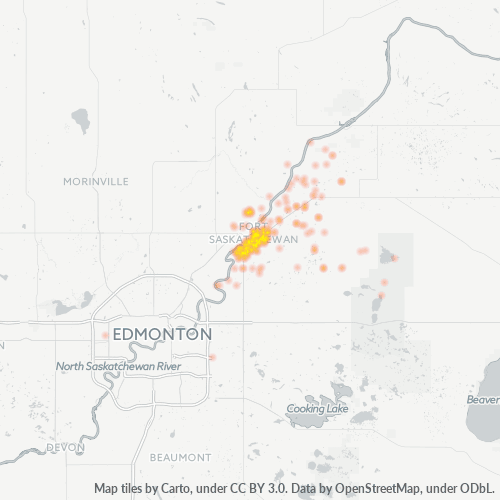 Dami ng Negosyo sa Postal Code T8L - Fort Saskatchewan, Alberta