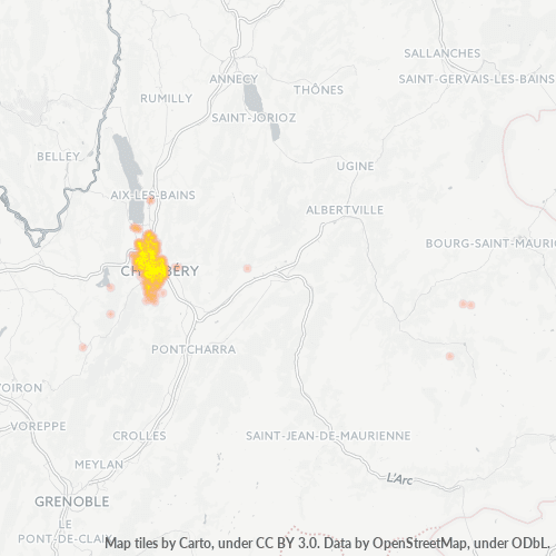 Dami ng Negosyo sa Postal Code 73000 - Barberaz, Rhône-Alpes