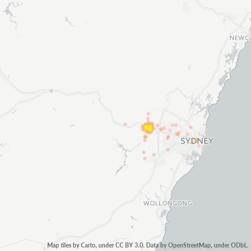 Dami ng Negosyo sa Postal Code 2750 - Penrith, New South Wales