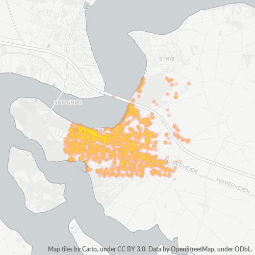 Mkusanyiko wa Biashara katika Posta 5500 - Middelfart, Region Syddanmark