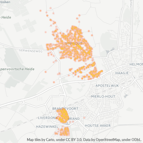 Dami ng Negosyo sa Postal Code 5708 - Helmond, Provincie Noord-Brabant