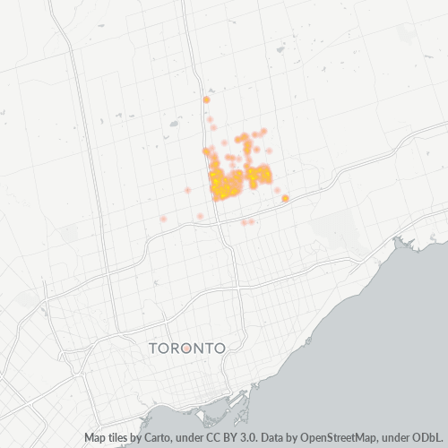 Besighheidskonsentrasie in Poskode L6C - Markham, Ontario