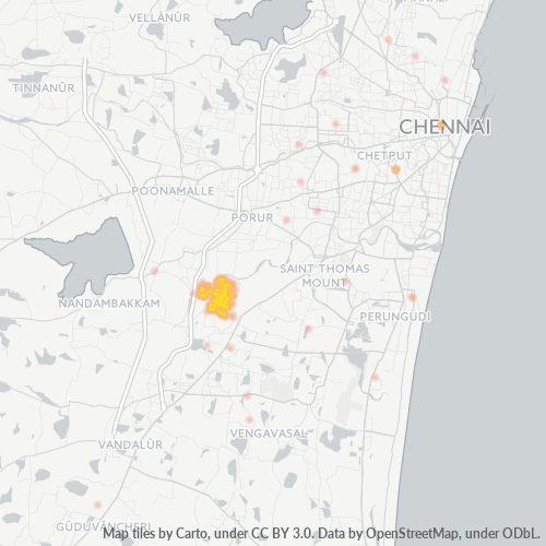 Dami ng Negosyo sa Postal Code 600074 - Tambaram, State of Tamil Nādu