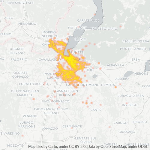 Dami ng Negosyo sa Postal Code 22100 - Asso, Lombardy