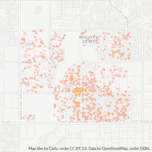 Virksomhedskoncentration i Postnummer 85298 - Gilbert, Arizona
