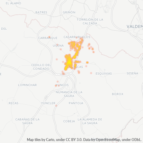 Dami ng Negosyo sa Postal Code 45200 - Espanya