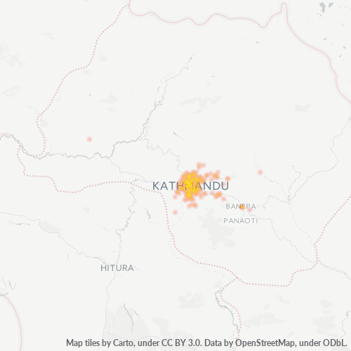 Dami ng Negosyo sa Postal Code 44601 - Katmandu, Madhyamanchal