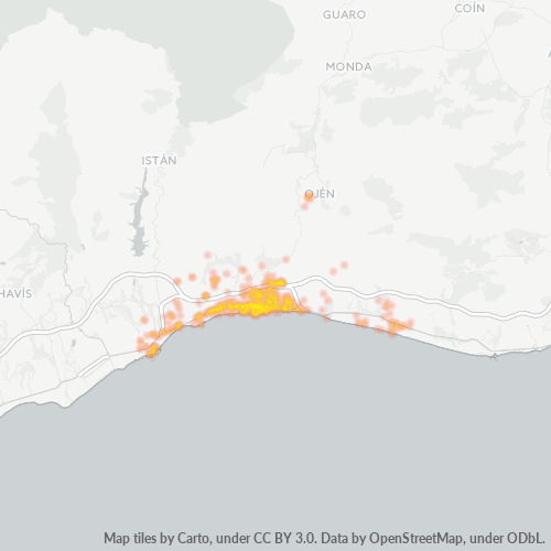Bedrijfsconcentratie in Postcode 29600 - Marbella, Andalusië