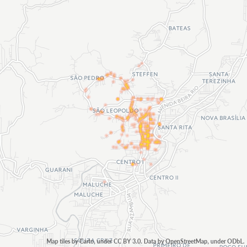 Dami ng Negosyo sa Postal Code 88351-000 - Brusque, Santa Catarina