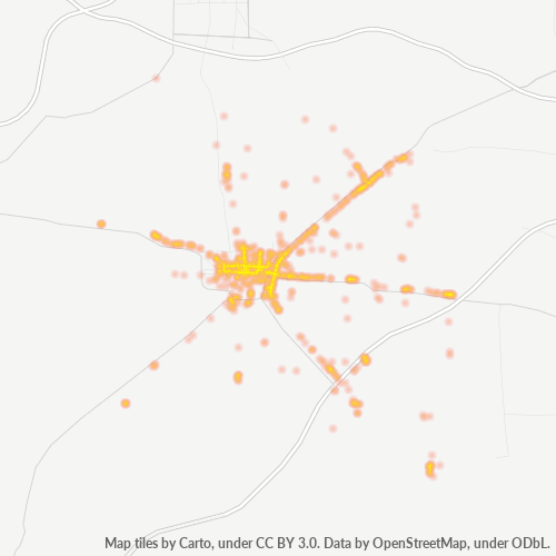 Business Concentration in Postal Code 072450 - Baoding, Hebei