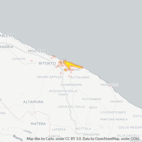 Dami ng Negosyo sa Postal Code 70126 - Italya