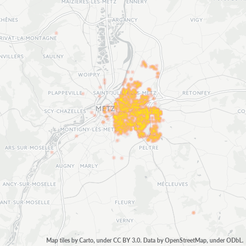 Dami ng Negosyo sa Postal Code 57070 - Mey, Lorraine