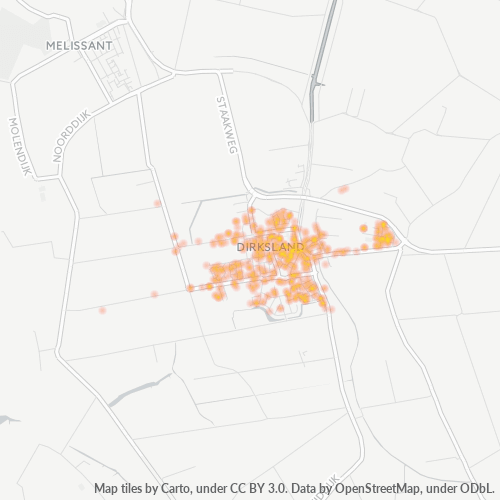 Dami ng Negosyo sa Postal Code 3247 - Dirksland, Provincie Zuid-Holland