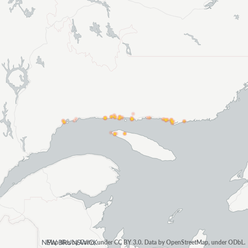 Bedriftskonsentrasjon i Postnummer G0G - Québec