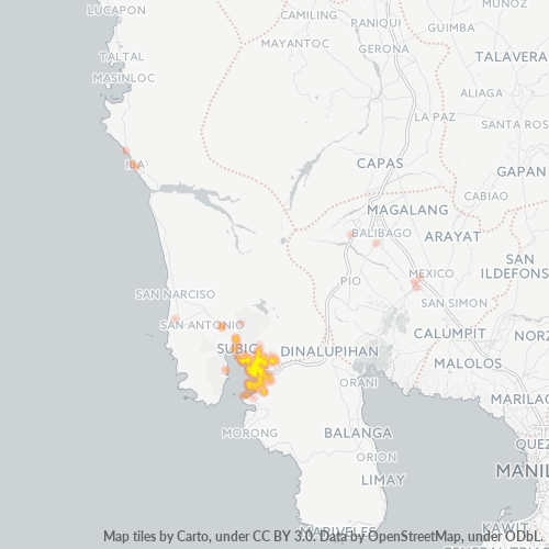 Business Concentration in Zip Code 2200 - Olongapo, Central Luzon