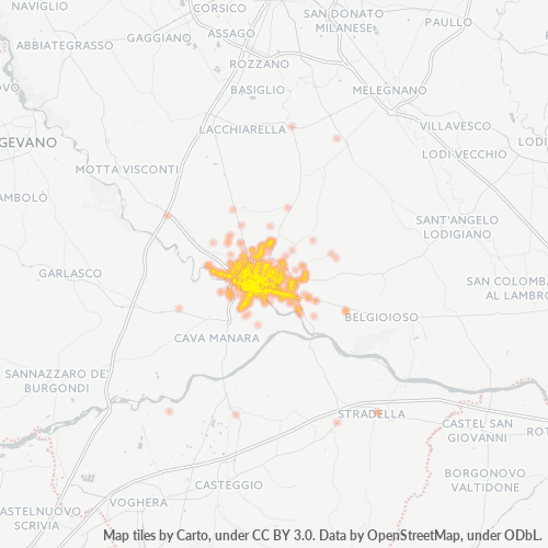 Dami ng Negosyo sa Postal Code 27100 - Pavia, Lombardy