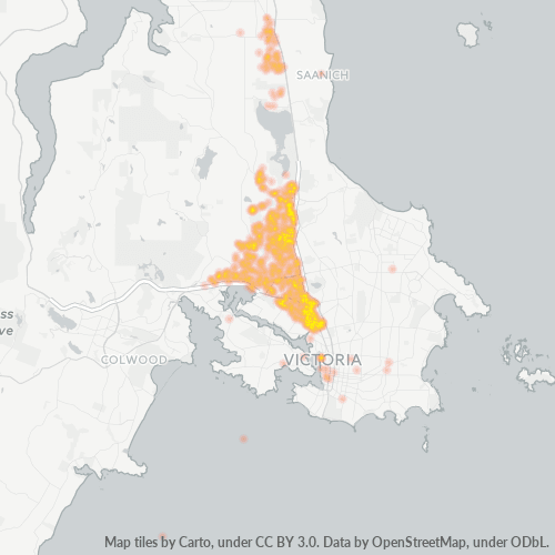 Dami ng Negosyo sa Postal Code V8Z - Victoria, British Columbia