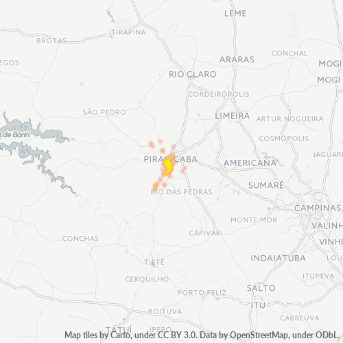 Dami ng Negosyo sa Postal Code 13401-000 - Piracicaba, São Paulo