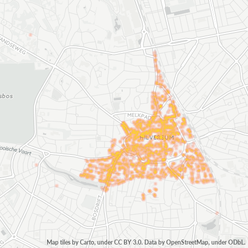 Dami ng Negosyo sa Postal Code 1211 - Hilversum, Provincie Noord-Holland