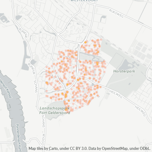 Dami ng Negosyo sa Postal Code 6932 - Westervoort, Provincie Gelderland