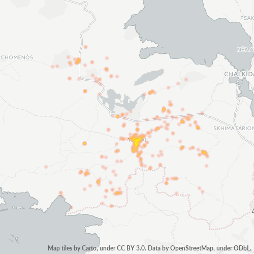 Dami ng Negosyo sa Postal Code 322 00 - Thívai, Central Greece