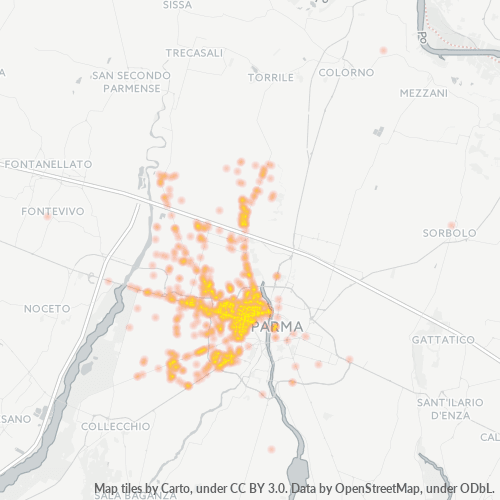 Dami ng Negosyo sa Postal Code 43126 - Parma, Emilia-Romagna