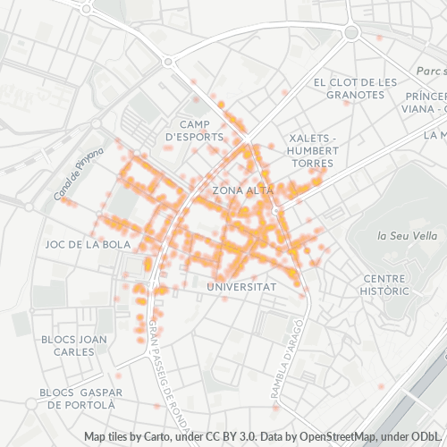 Dami ng Negosyo sa Postal Code 25006 - Lleida, Katalunya