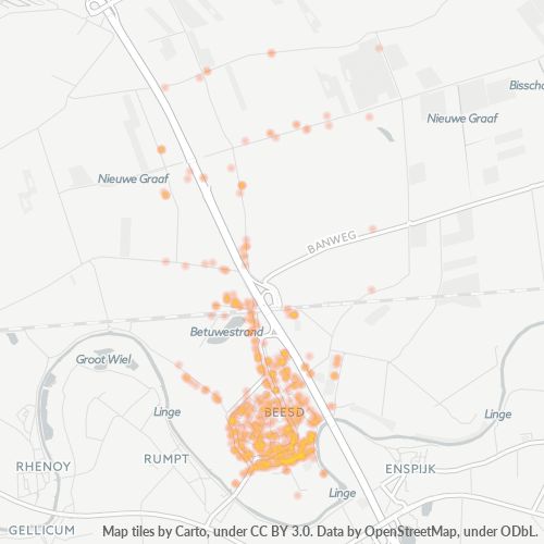 Dami ng Negosyo sa Postal Code 4153 - Beesd, Provincie Gelderland