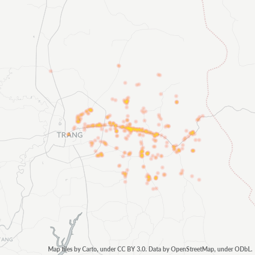 Dami ng Negosyo sa Postal Code 92170 - Trang, Changwat Trang