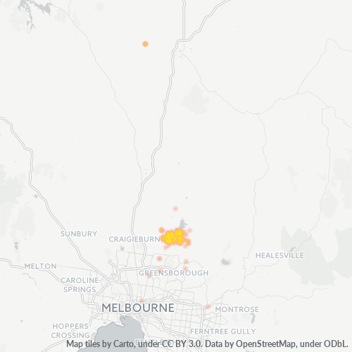 Dami ng Negosyo sa Postal Code 3754 - Mernda, Victoria