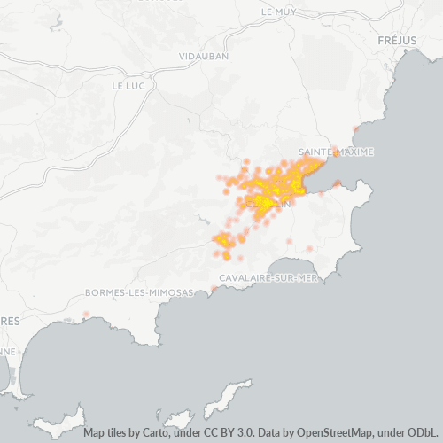 Dami ng Negosyo sa Postal Code 83310 - Grimaud, Provence-Alpes-Côte d'Azur