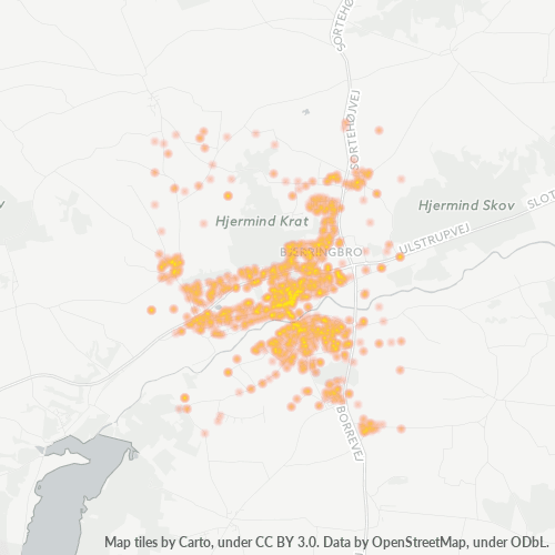 Mkusanyiko wa Biashara katika Posta 8850 - Bjerringbro, Region Midtjylland